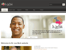 Tablet Screenshot of dr-lee-berk.com